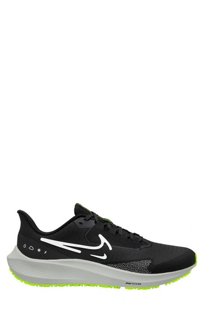 Shop Nike Air Zoom Pegasus 39 Running Shoe In Black/ White/ Dark Smoke Grey