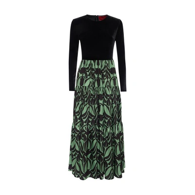 Shop La Doublej Big Dress In Papyrus_green