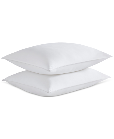Shop Charter Club Continuous Clean Stain Resistant Pillow, King, Created For Macy's In White
