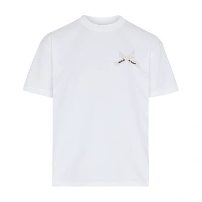 Shop Jacquemus The Naud T-shirt In White