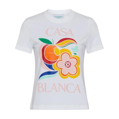 Shop Casablanca Le Pouvoir Des Fleurs T-shirt In Le_pouvoir_des_fleurs