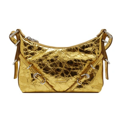 Shop Givenchy Voyou Mini Bag In Golden