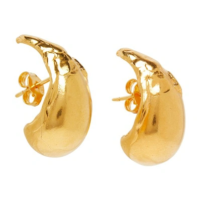 Shop Alighieri The Abundant Dream Hoop Earrings In 24_gold