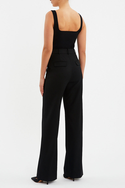 Shop Rebecca Vallance -  Gaia Square Knit Camisole Black  - Size M