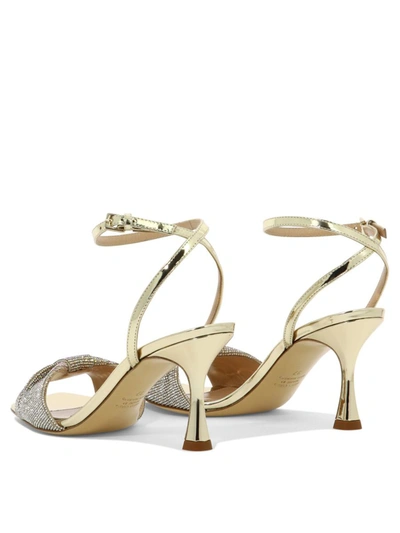 Shop Ninalilou "biba" Sandals In Gold