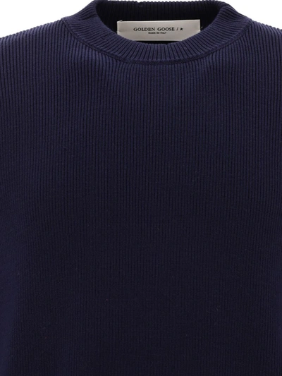 Shop Golden Goose "douglas" Sweater In Blue