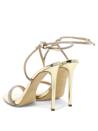 Shop Ninalilou "micol 100" Sandals In Gold