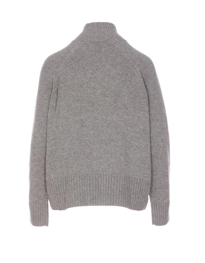 Shop Allude Sweaters In Grey