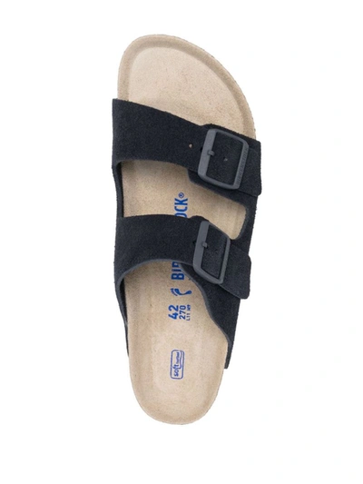 Shop Birkenstock 'arizona' Sandals In Blue
