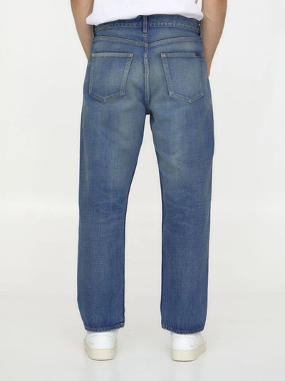 Shop Saint Laurent Blue Denim Jeans