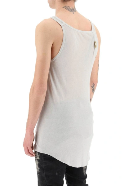 Shop Boris Bidjan Saberi 'tank 0.1' Long Tank Top In Grey