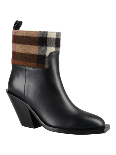 Shop Burberry Danielle Ankle Boots Shoes In Black