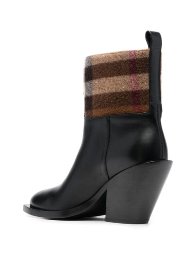Shop Burberry Danielle Ankle Boots Shoes In Black