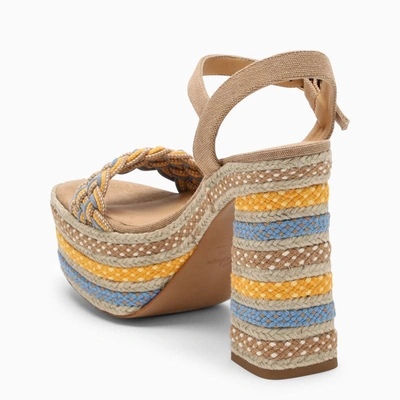 Shop Castaã±er Castañer Sandal In Multicolor