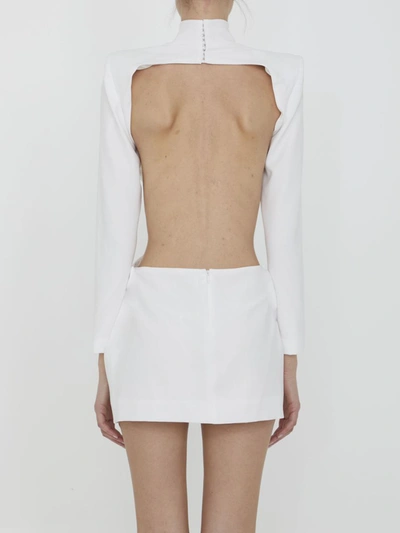 Shop Monot Cut-out Mini Dress In White