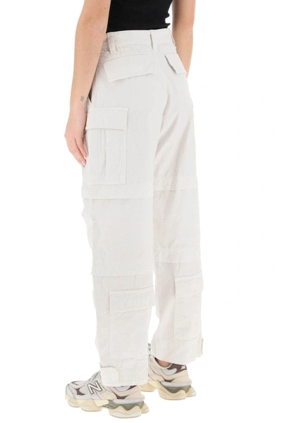 Darkpark Julia Ripstop Cargo Pants In White