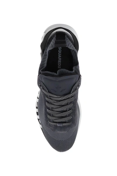 Shop Dsquared2 Fly Sneakers In Grey