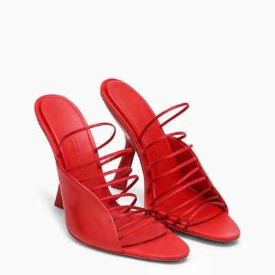 Shop Ferragamo Sandal With Straps In Red