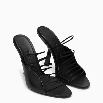 Shop Ferragamo Sandal With Straps In Black
