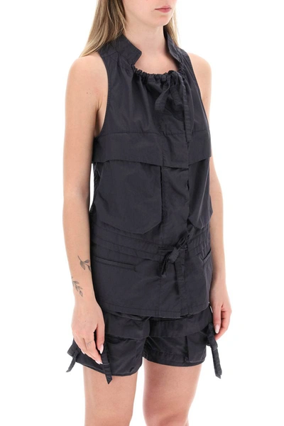 Shop Isabel Marant 'nadea' Cargo Vest In Black