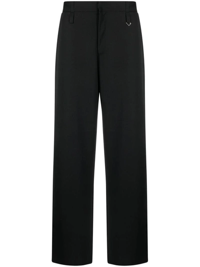 Shop Jacquemus Piccini Trousers In Black