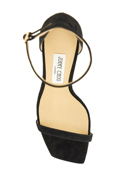 Shop Jimmy Choo 'alva 85' Sandals In Black