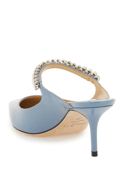 Shop Jimmy Choo Bing 65 Mules In Blue