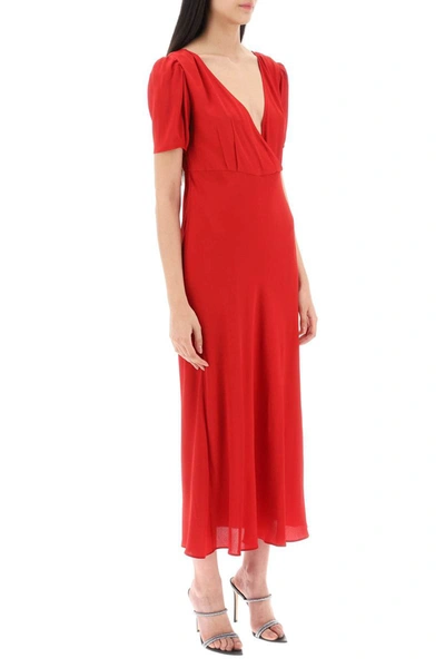 Shop N°21 N.21 Crepe Midi Dress In Red