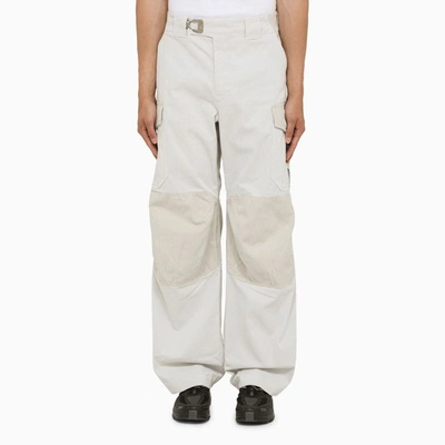 Shop Objects Iv Life Light Cargo Trousers In Grey