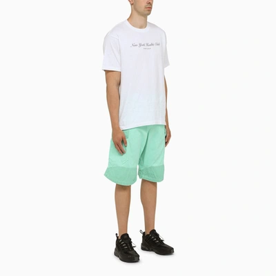 Shop Objects Iv Life Mint Cargo Bermuda Shorts In Green