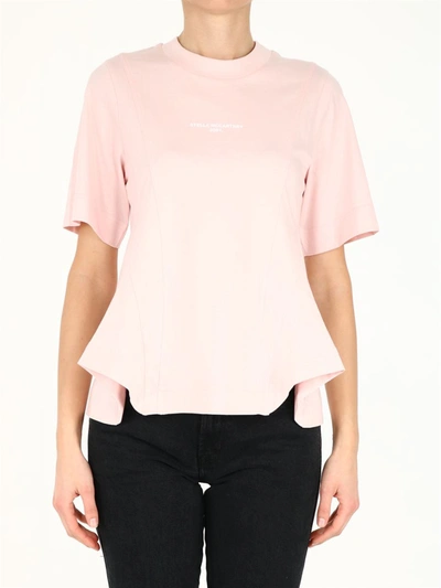 Shop Stella Mccartney Pink Cotton T-shirt