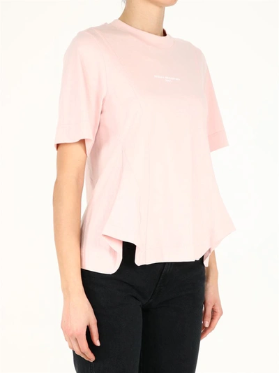Shop Stella Mccartney Pink Cotton T-shirt