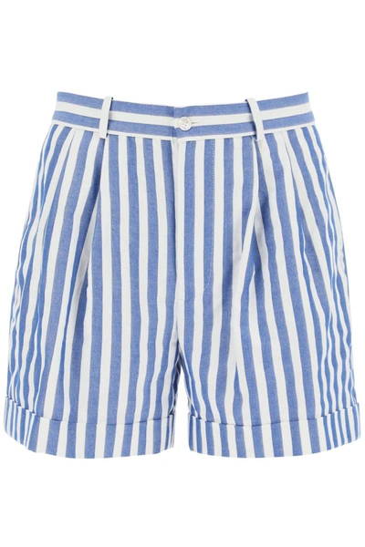 Shop Polo Ralph Lauren Striped Shorts In Multicolor