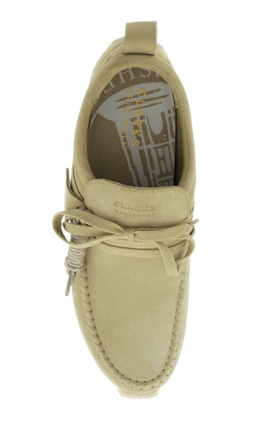 Shop Ronnie Fieg X Clarks 'maycliffe' Lace-up Shoes In Beige