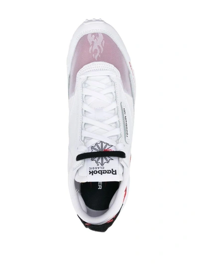 Shop Vision Of Super Reebok X Vos Sneakers In Bianco E Rosso