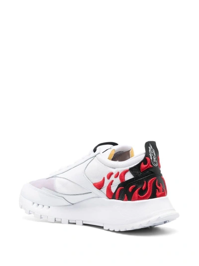 Shop Vision Of Super Reebok X Vos Sneakers In Bianco E Rosso