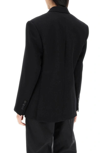 Shop Wardrobe.nyc Double-breasted Blazer In Black