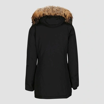 Shop Woolrich Black Puffer Arctic Parka Down Jacket