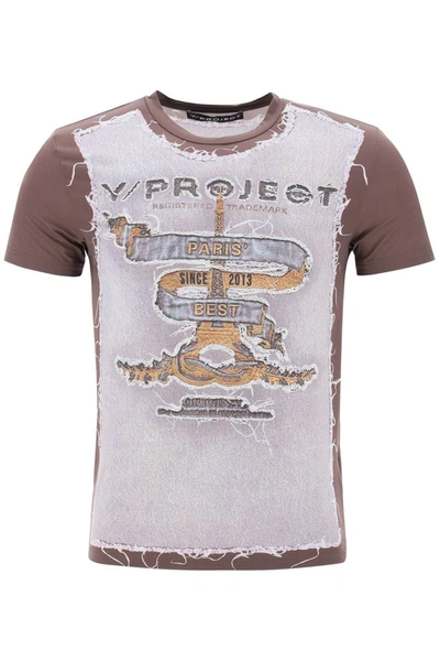 Shop Y/project Y Project Trompe L'oeil T-shirt In Multicolor