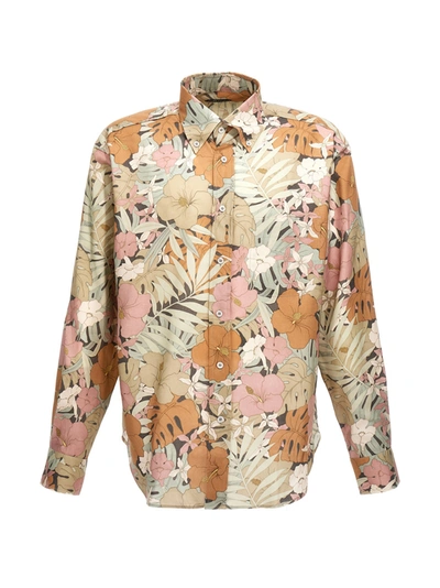 Shop Tom Ford Floral Shirt Shirt, Blouse Multicolor