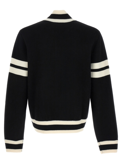 Shop Wales Bonner Haven Sweater, Cardigans White/black