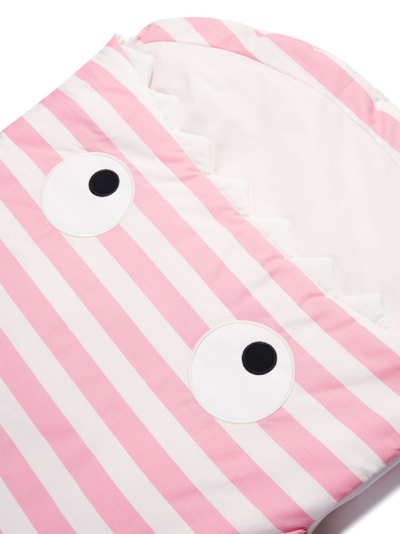 Shop Baby Bites Animal-shaped Cotton Sleeping Bag In Pink