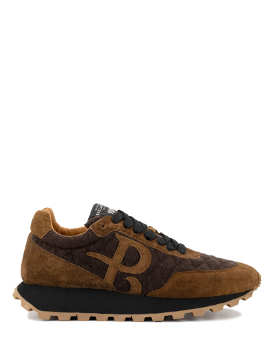 Shop Ballantyne Sneakers In Marrone Scuro-marrone