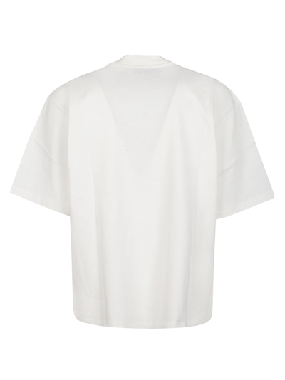 Shop Msgm T-shirt In Off White