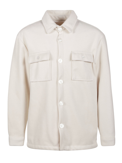 Shop Family First Milano Shirt Jacket In White