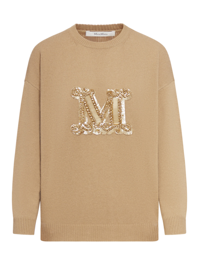 Shop Max Mara Palato Sweater In Camel