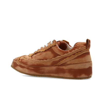 Shop Loewe Deconstructed Sneakers In Brown