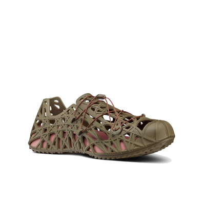 Shop Dior Cosmo Rubber Sandals In Brown