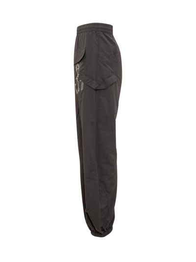 Shop Jw Anderson Twisted Joggers Pants In Black