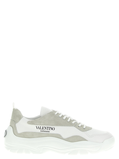 Shop Valentino Garavani Gumboy Sneakers In White